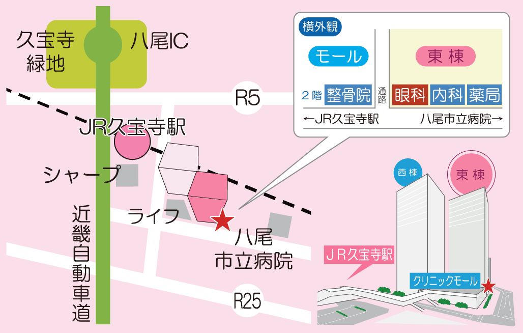 であい眼科 周辺マップ